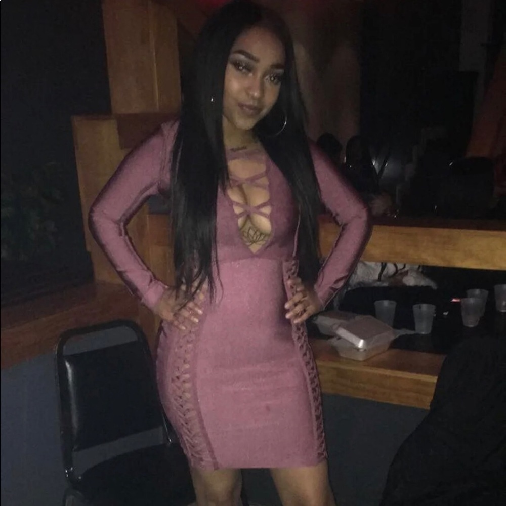 Mauve Midi Dress